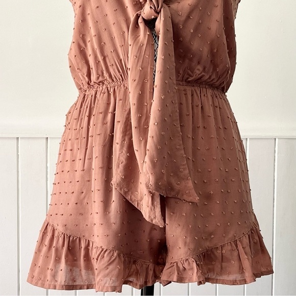 Cotton Candy LA Boho Cutout Tie Front Romper Size S - Picture 5 of 14